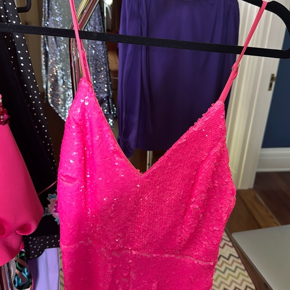 Fashion Nova Hot Pink Jumpsuit - Picture 1 of 2